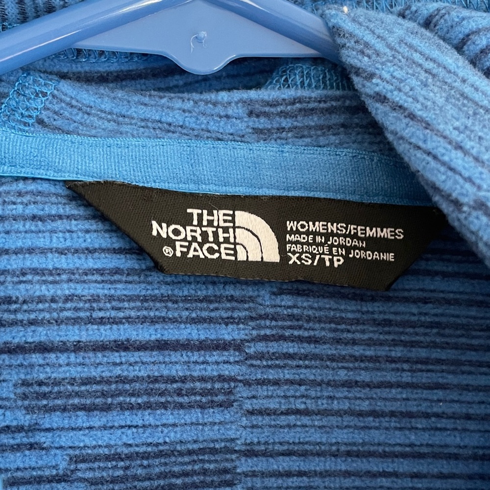 The North Face Women's Blue Hoodie Zip Fleece Jacket XS BNWT - Picture 3 of 7